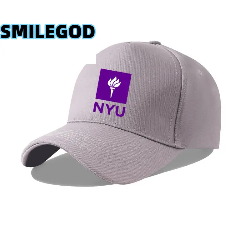 Pink NYU Cap for Men Women Sun Hat - Image 29