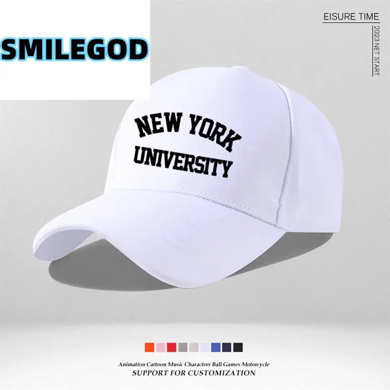 Pink NYU Cap for Men Women Sun Hat — feature 3