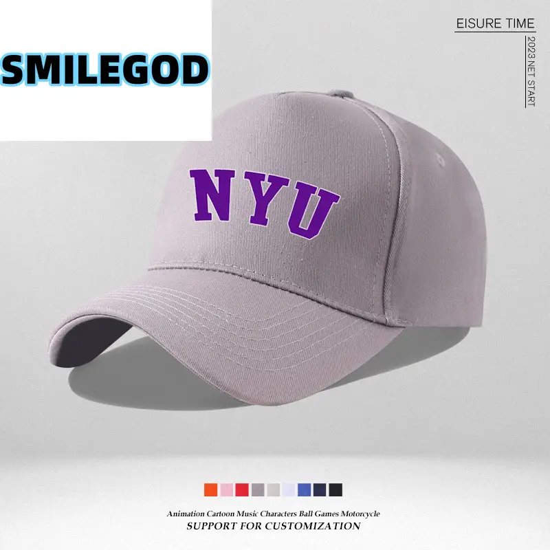 Pink NYU Cap for Men Women Sun Hat - Image 22