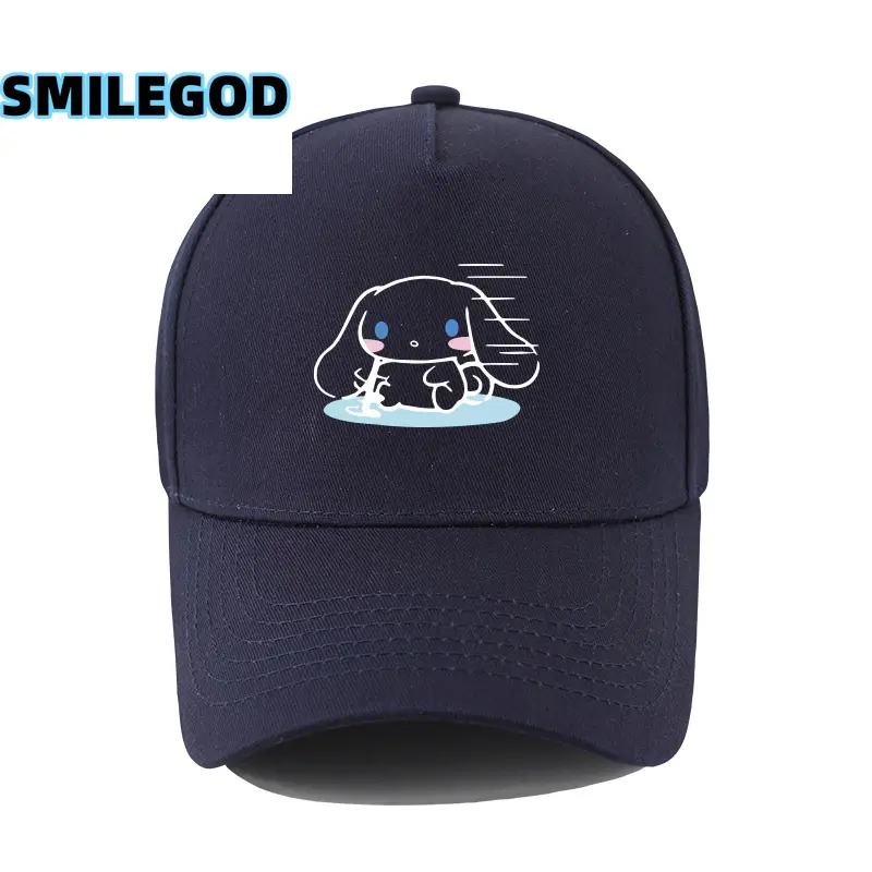 Cute Cinnamoroll Cap for Boys Girls White