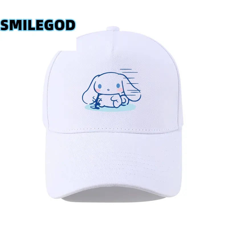 Cute Cinnamoroll Cap for Boys Girls White