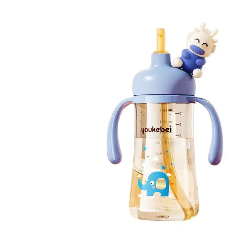 Gru Mommy Doll Ppsu Learning Drinking Cup Milk Cup Infant and Toddler Water Cup Baby Travel Bottle Straw Cup