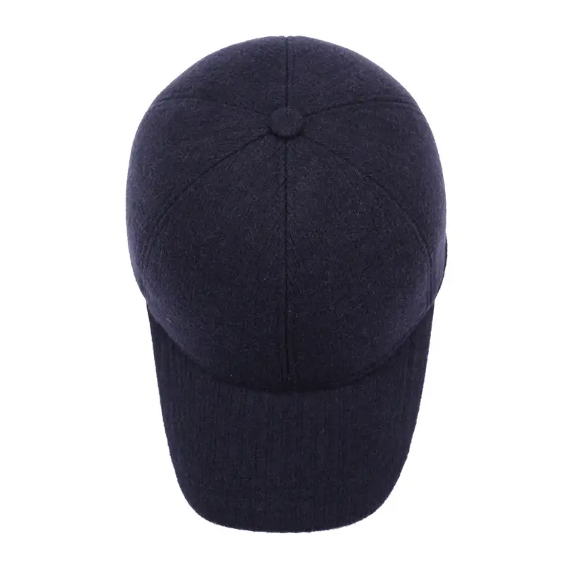 Winter Men's Fleece-lined Baseball Cap with Duckbill & Ear Protection - Image 5