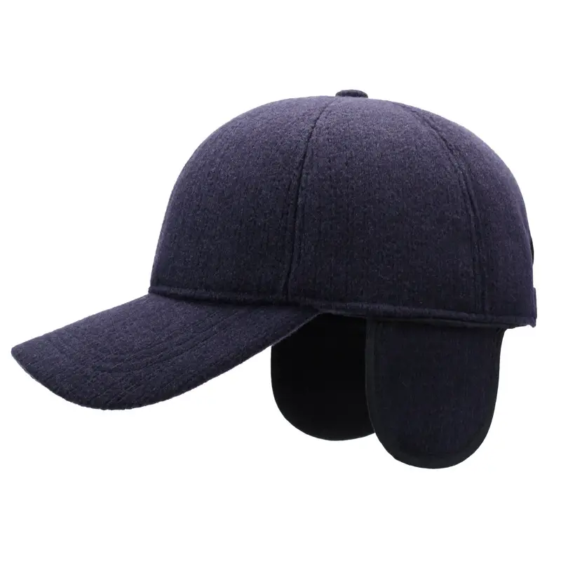 Winter Men's Fleece-lined Baseball Cap with Duckbill & Ear Protection - Image 6