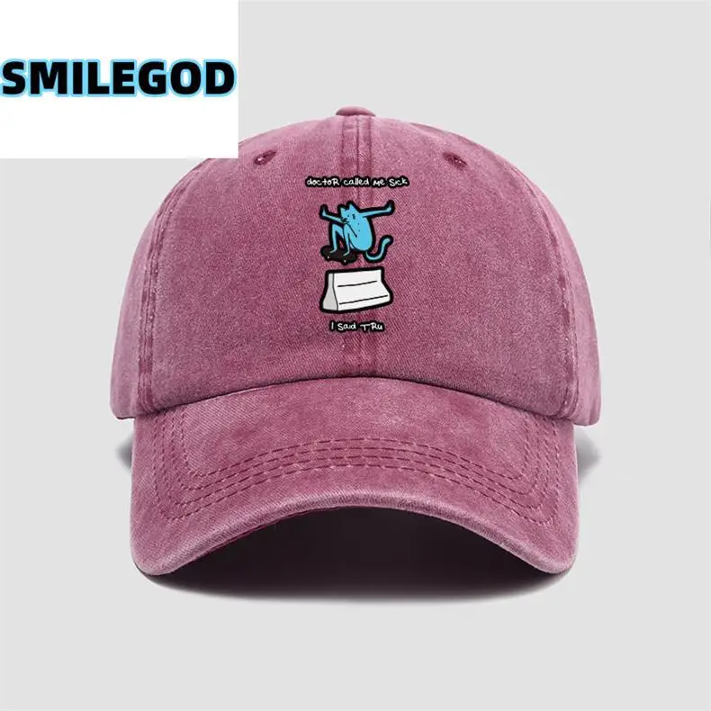 Pink Cartoon Hat for Kids Unisex Baseball Cap — feature 5