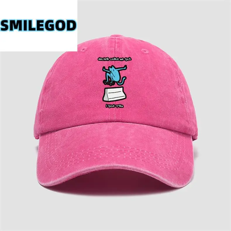 Pink Cartoon Hat for Kids Unisex Baseball Cap — feature 6