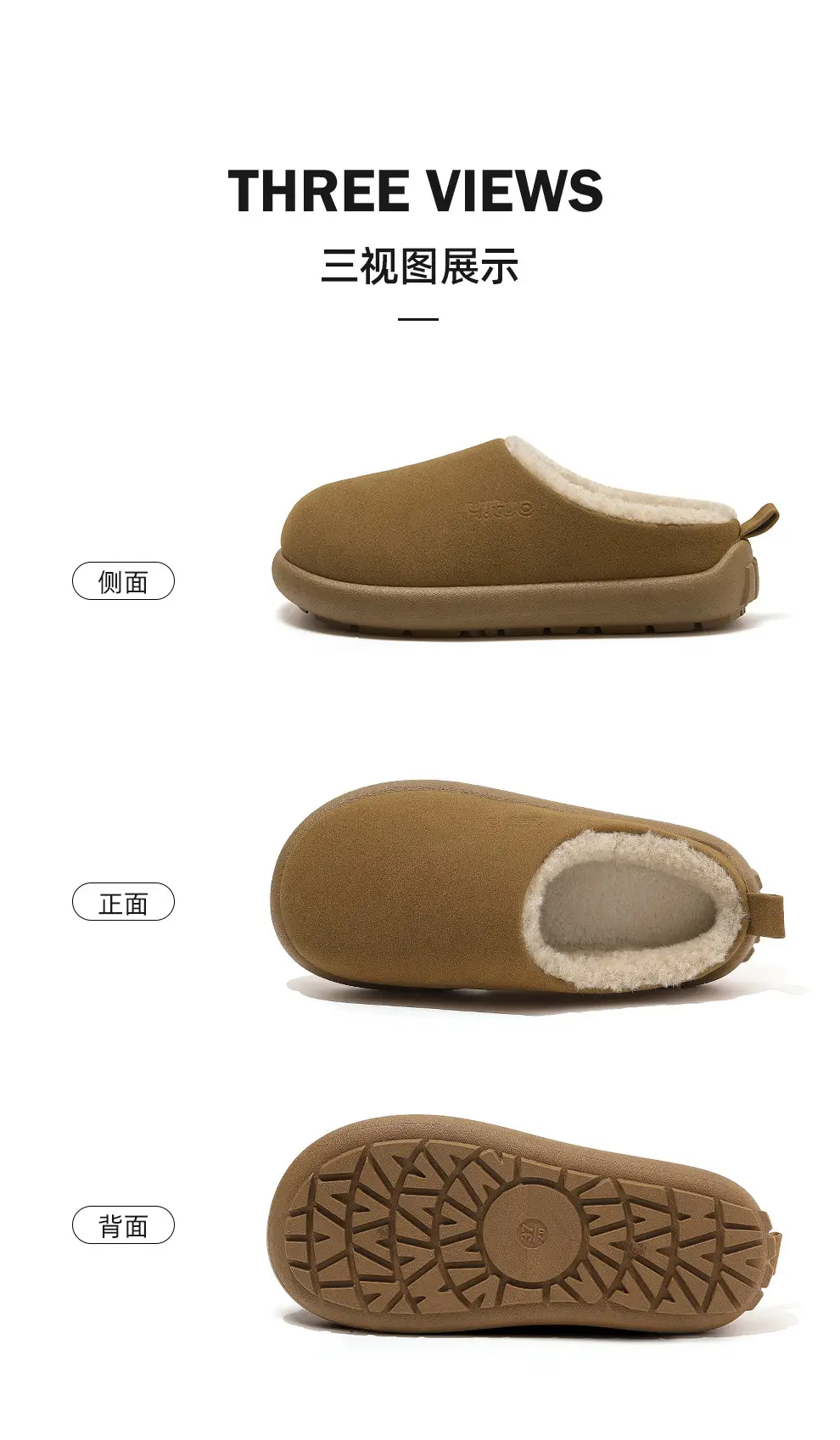 Home Cotton Slippers Winter Women's Indoor Household Plush Warm Anti-Slip Fleece-Lined Men's Winter Cotton Slippers Men's Winter Wholesale — feature 12