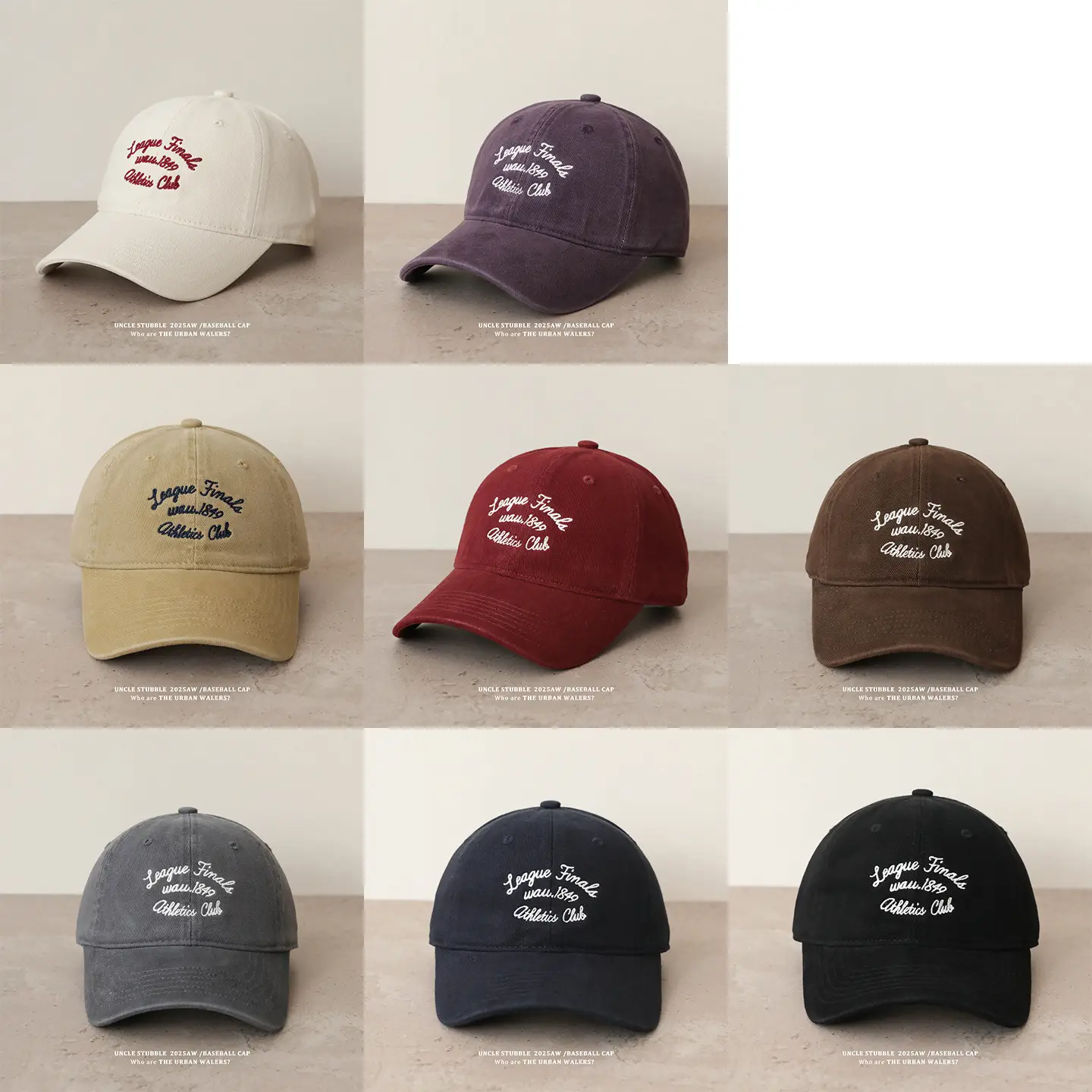 Unisex Letter Embroidered Baseball Cap Red Winter — feature 1