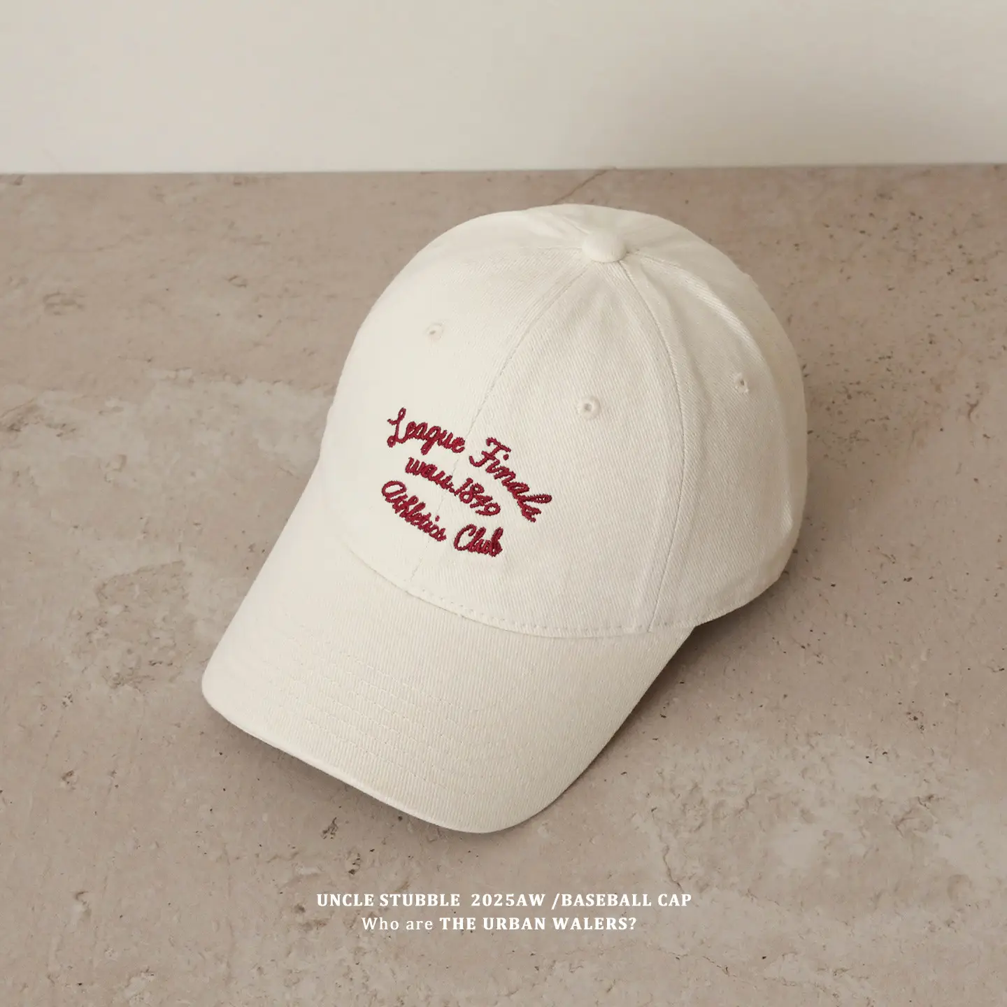Unisex Letter Embroidered Baseball Cap Red Winter — feature 4