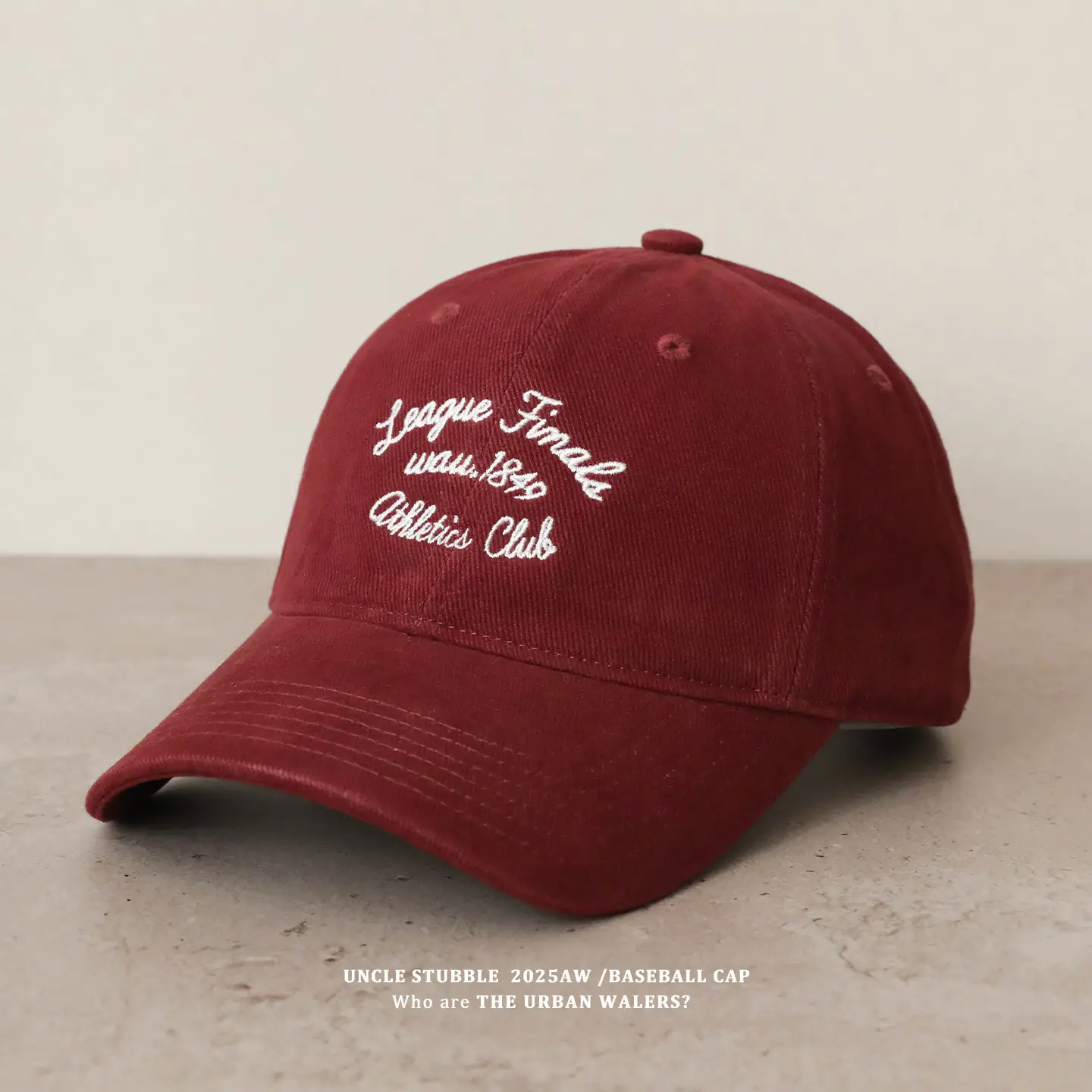 Unisex Letter Embroidered Baseball Cap Red Winter — feature 6