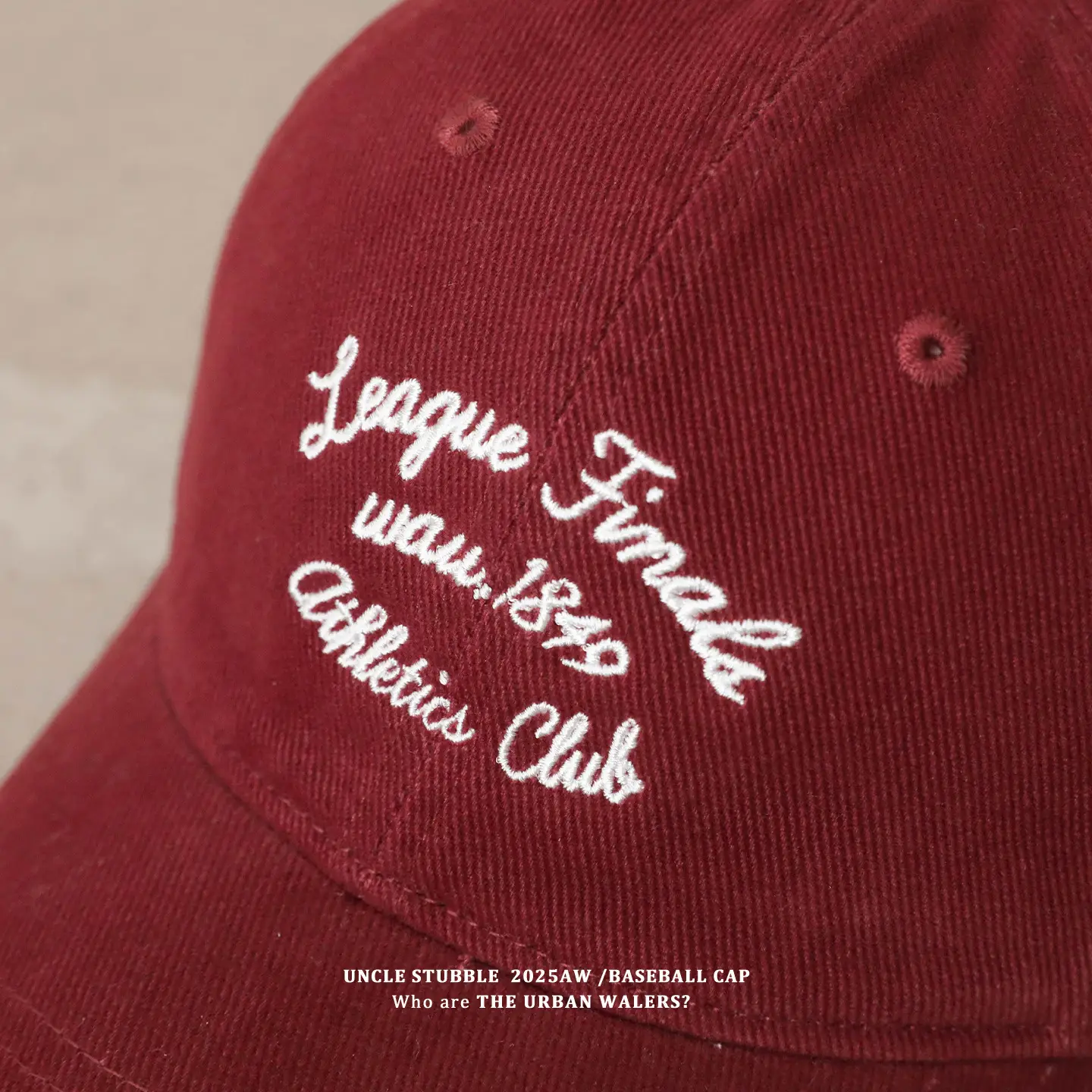 Unisex Letter Embroidered Baseball Cap Red Winter — feature 7