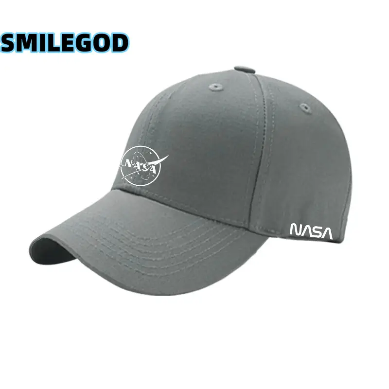 Nasa Space Cap Men's White Baseball Sun Hat - Image 8
