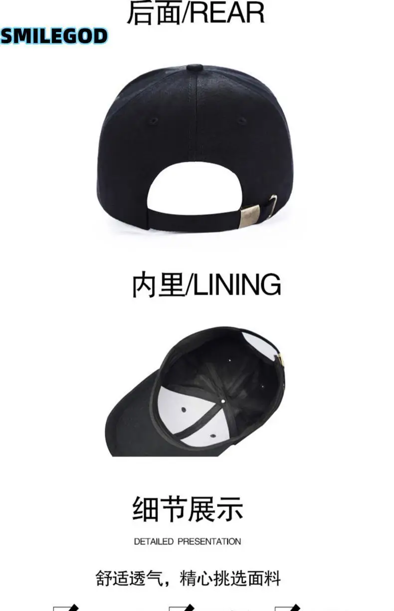 Nasa Space Cap Men's White Baseball Sun Hat — feature 7
