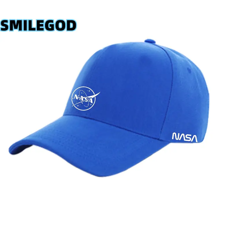 Nasa Space Cap Men's White Baseball Sun Hat - Image 5