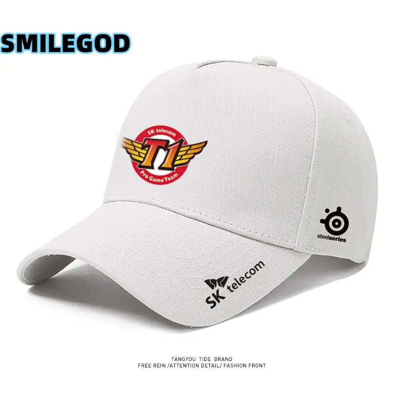 SMILEGOD Gold Fan Cap with Emblem Design - Image 28