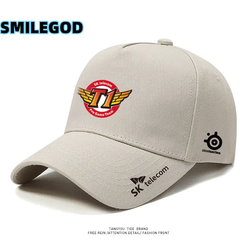 SMILEGOD Gold Fan Cap with Emblem Design - Image 16
