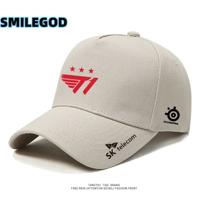 SMILEGOD Gold Fan Cap with Emblem Design - Image 18