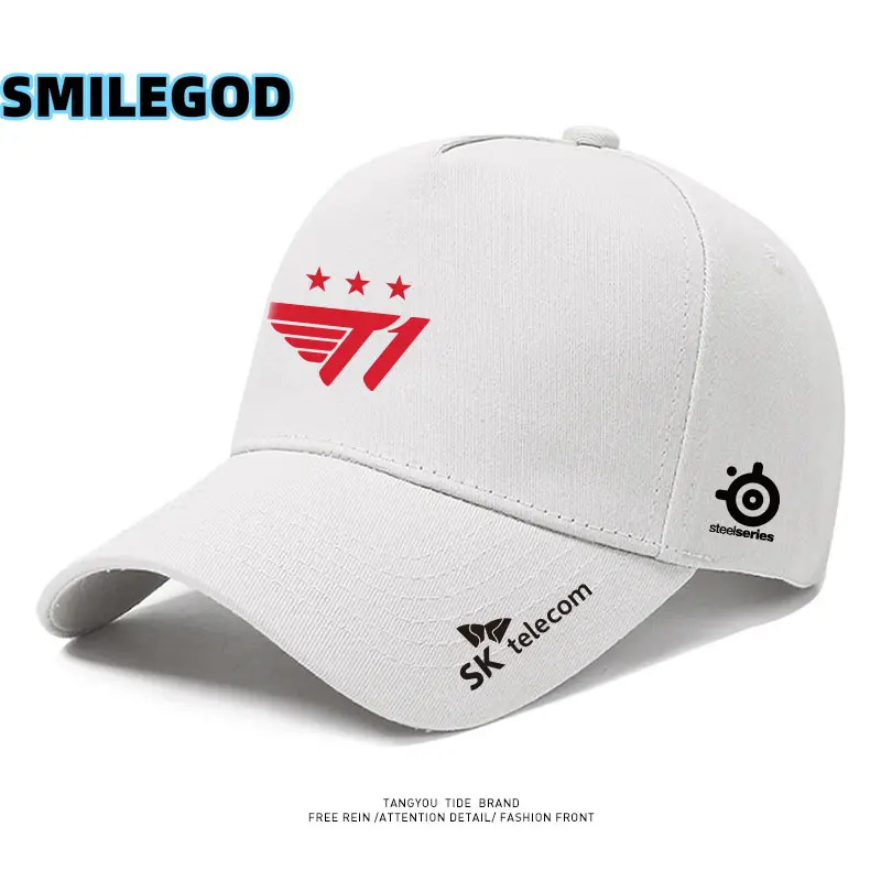SMILEGOD Gold Fan Cap with Emblem Design - Image 21