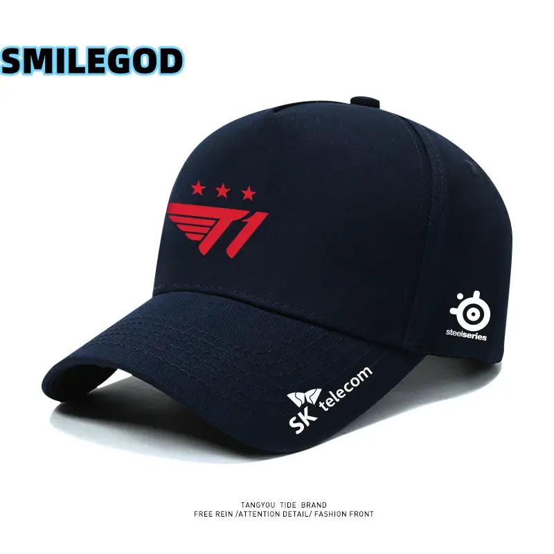 SMILEGOD Gold Fan Cap with Emblem Design - Image 7