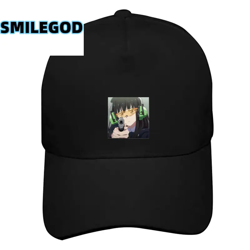 SMILEGOD Anime Cap Black for Men Women