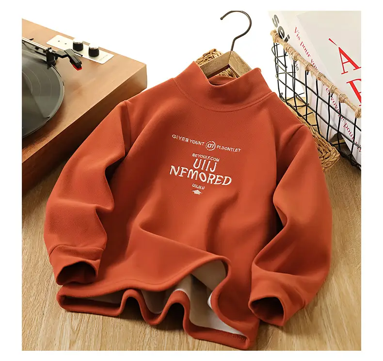 2025 Winter Boys Fleece T-Shirt Medium Large — feature 17