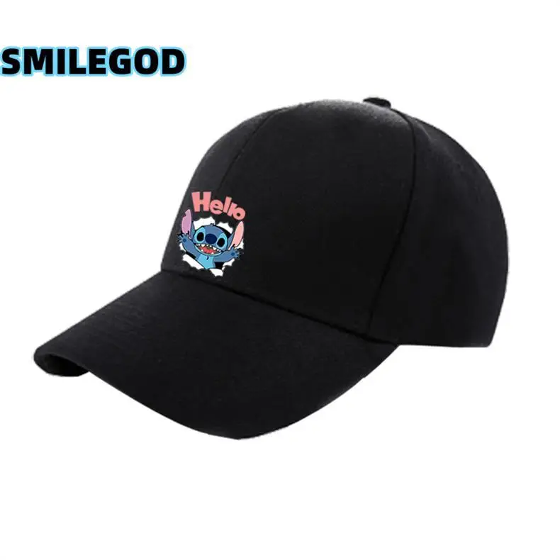 2021 Anime Stitch Duckbill Cap Grey Unisex — feature 3