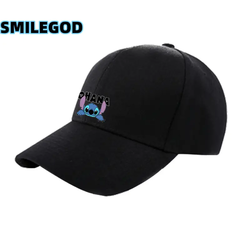 2021 Anime Stitch Duckbill Cap Grey Unisex