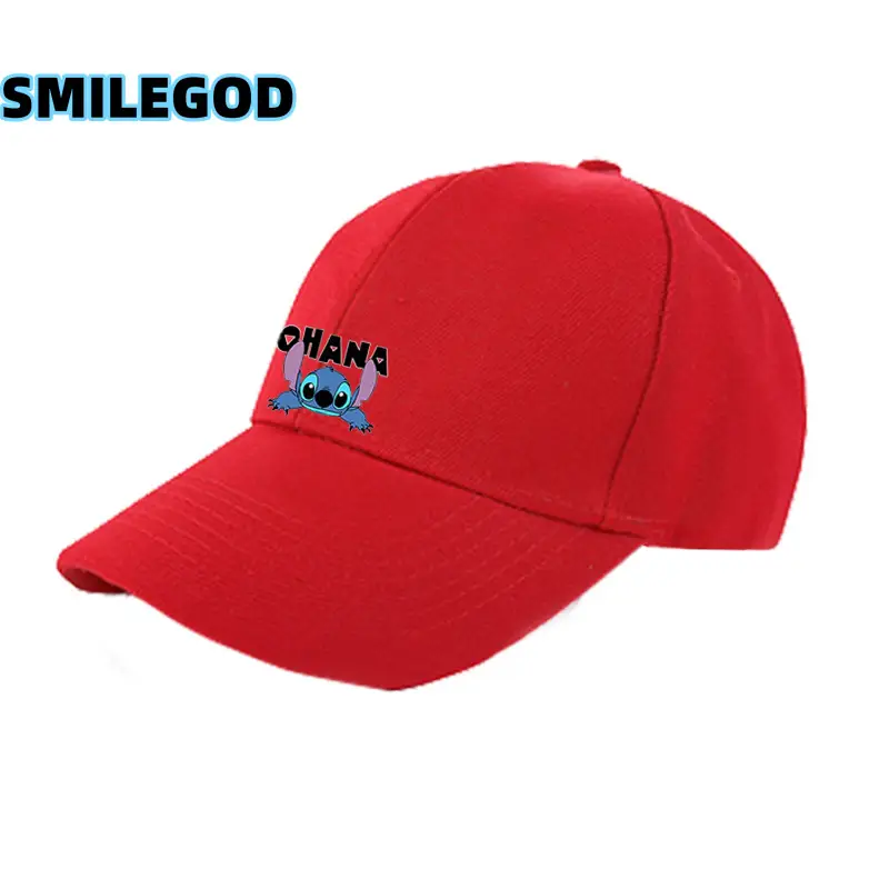 2021 Anime Stitch Duckbill Cap Grey Unisex