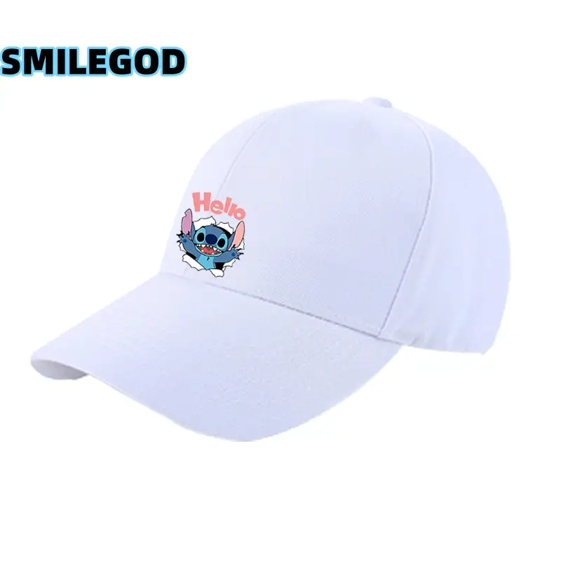 2021 Anime Stitch Duckbill Cap Grey Unisex