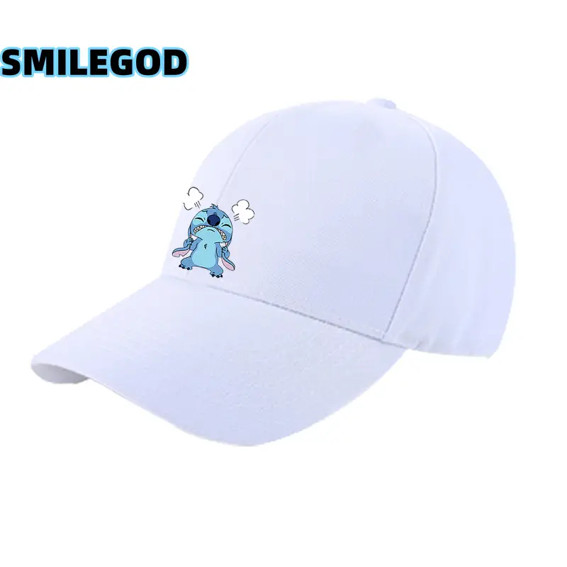 2021 Anime Stitch Duckbill Cap Grey Unisex