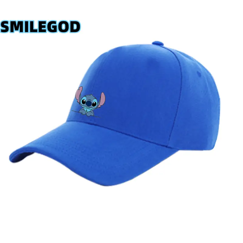 2021 Anime Stitch Duckbill Cap Grey Unisex