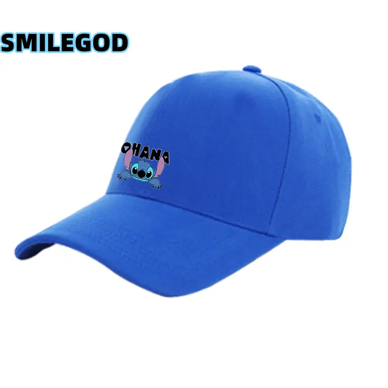 2021 Anime Stitch Duckbill Cap Grey Unisex
