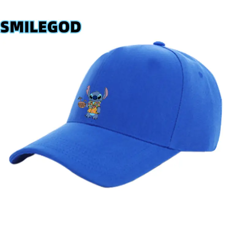 2021 Anime Stitch Duckbill Cap Grey Unisex