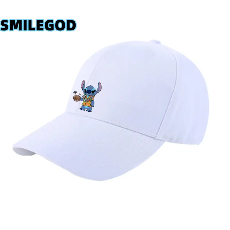 2021 Anime Stitch Duckbill Cap Grey Unisex