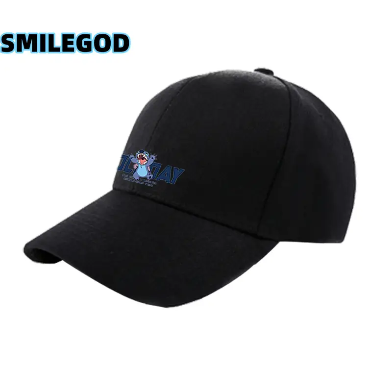 2021 Anime Stitch Duckbill Cap Grey Unisex