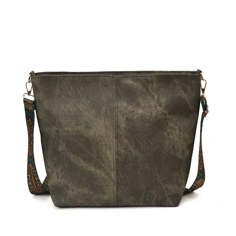 Women Crossbody Bag with Paisley Strap Large Capacity - Image 9