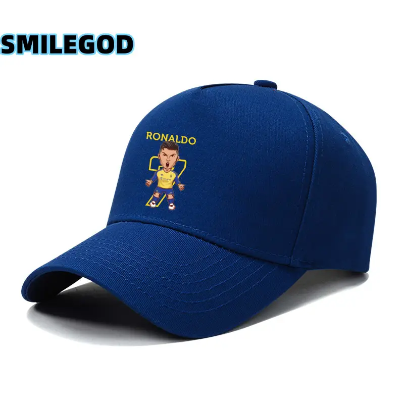 Ronaldo Fan Cap Navy Blue Baseball Cap for Men Women - Image 10