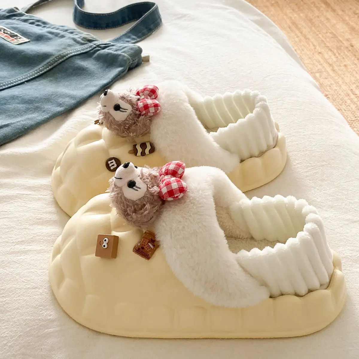 Fleece Lined Warm Cotton Slippers for Women — feature 51