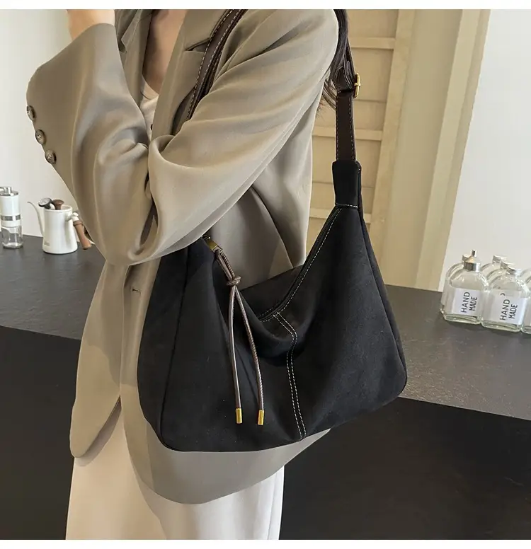 Autumn Winter Frosted Deerskin Tote Bag — feature 11