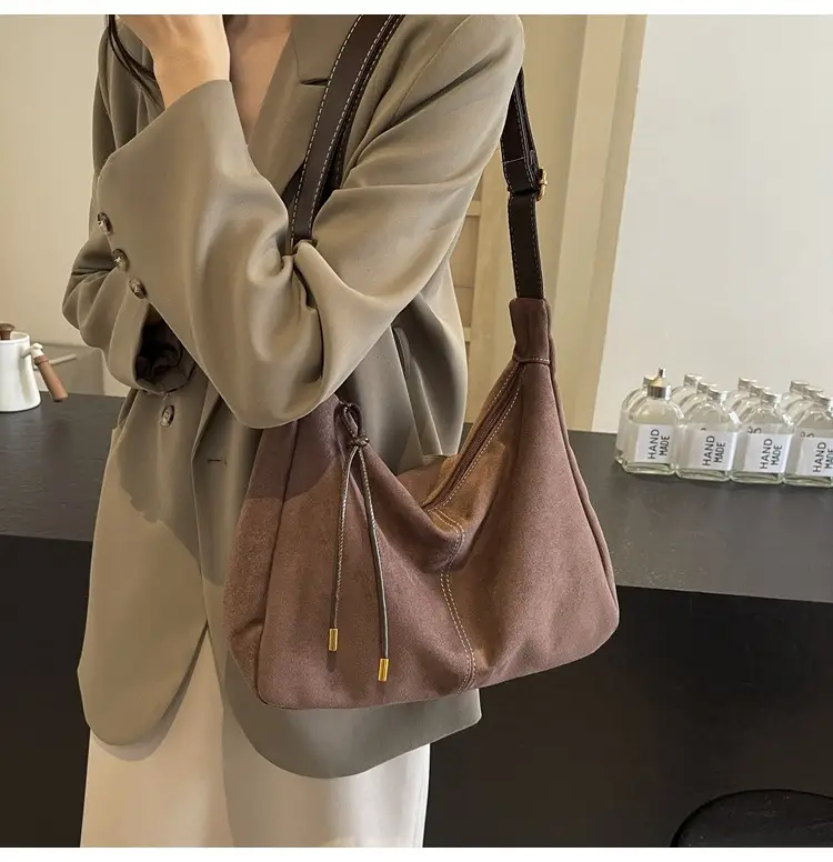 Autumn Winter Frosted Deerskin Tote Bag — feature 13