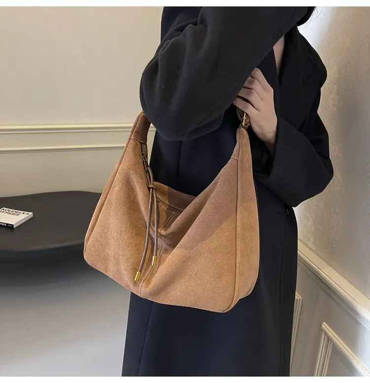 Autumn Winter Frosted Deerskin Tote Bag — feature 17