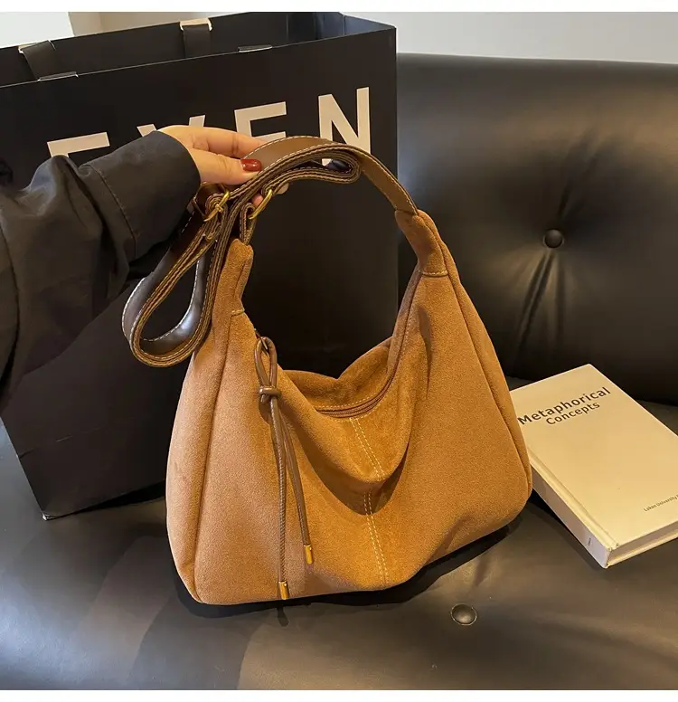 Autumn Winter Frosted Deerskin Tote Bag — feature 18