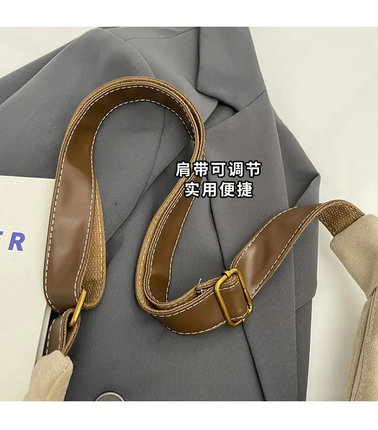 Autumn Winter Frosted Deerskin Tote Bag — feature 5
