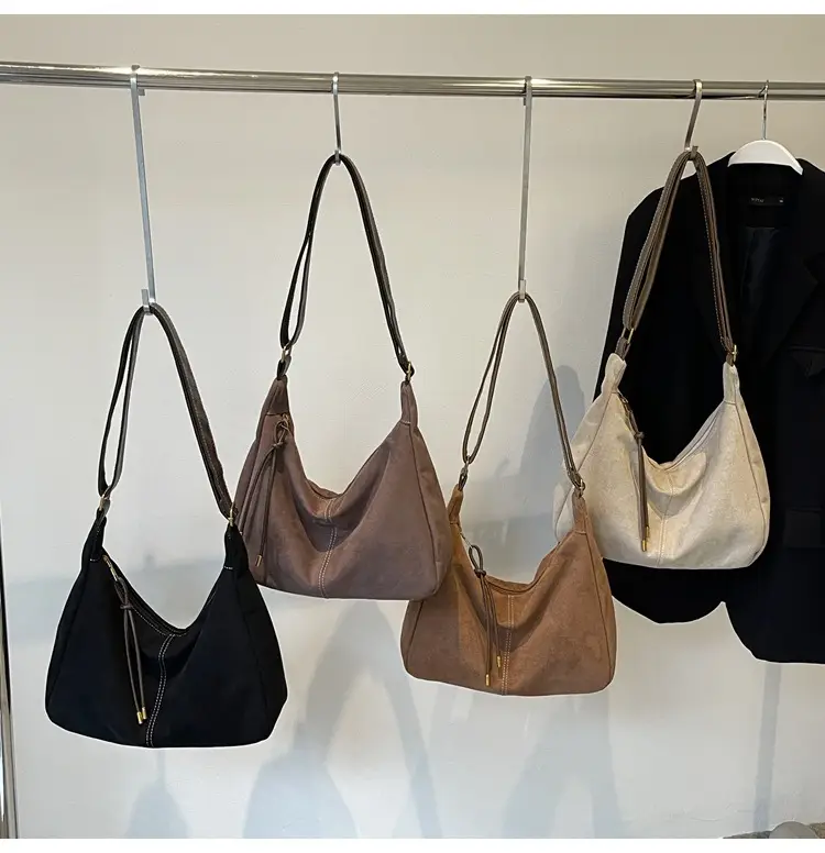 Autumn Winter Frosted Deerskin Tote Bag — feature 8