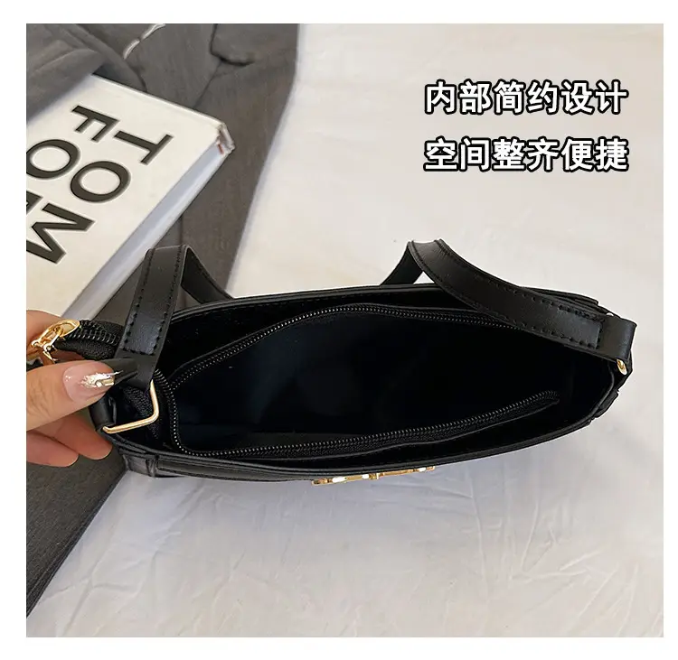 Women's Bow Handbag Brown Leather Shoulder Bag — feature 8
