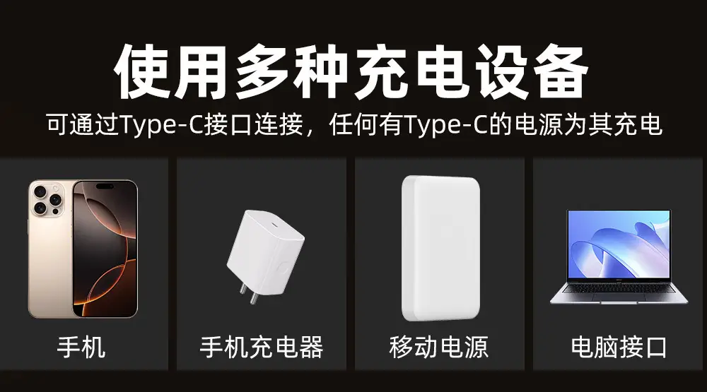 Mini Flashlight Type-C 5V 20A 1W Portable Outdoor Light β feature 11