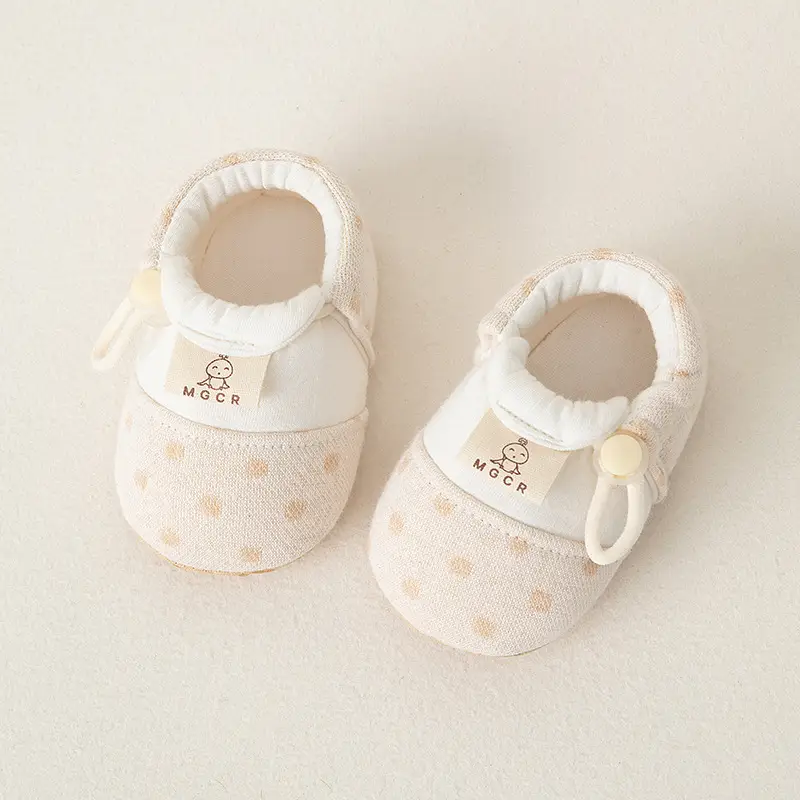 Baby Striped Cotton Shoes for Boys Girls Non-Falling Anti-Slip