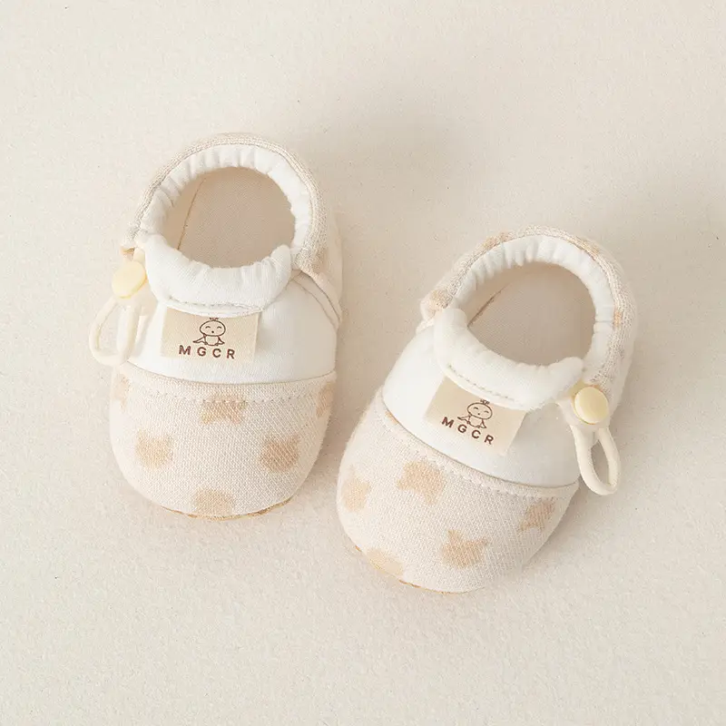 Baby Striped Cotton Shoes for Boys Girls Non-Falling Anti-Slip