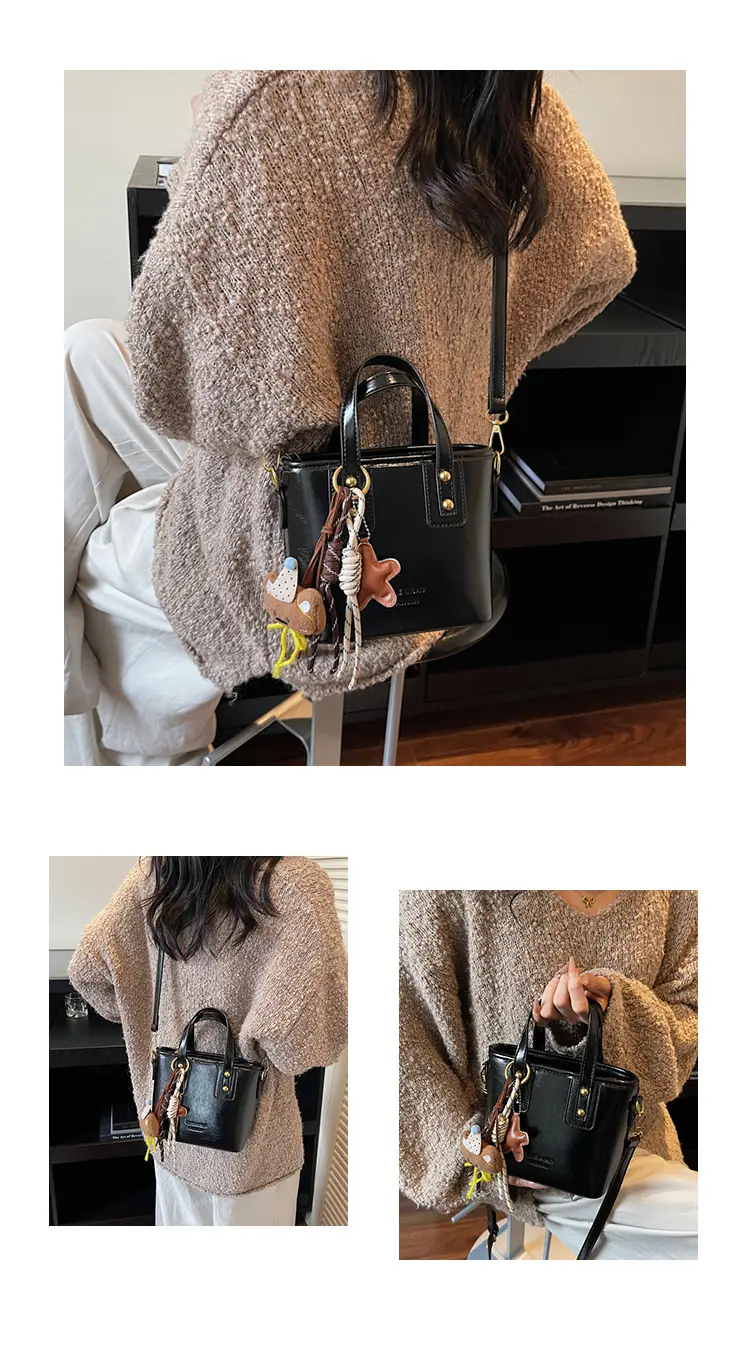 Women's Retro Casual Shoulder Bag Brown Leather 2025 — feature 17