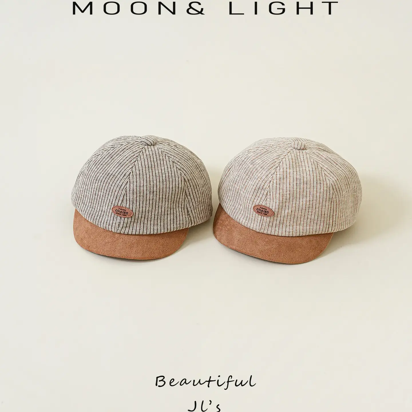 Baby Striped Cap Sun Hat for Kids Spring Autumn - Image 4